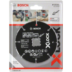 Отрезной диск Bosch X-lock 2.608.619.283