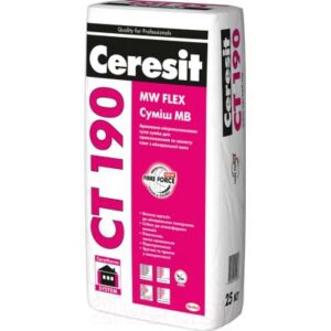 Клей для теплоизоляционных плит Ceresit CT 190