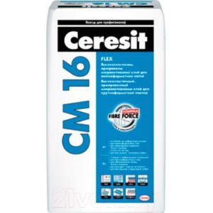 Клей для плитки Ceresit CM 16 Flex