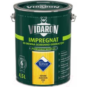 Защитно-декоративный состав Vidaron Impregnant V02 Золотистая сосна