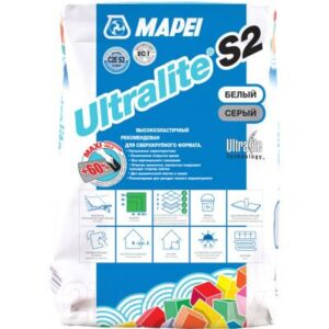Клей для плитки Mapei Ultralite S2 Bianco